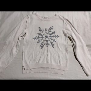 Girls Size 6-8 Long Sleeve Sweater